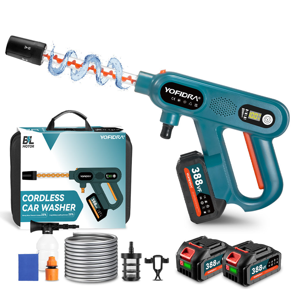 YOFIDRA 220Bar Brushless Pressure Washer 3 Gears, for Car & Garden, compatible For Makita 18V Battery