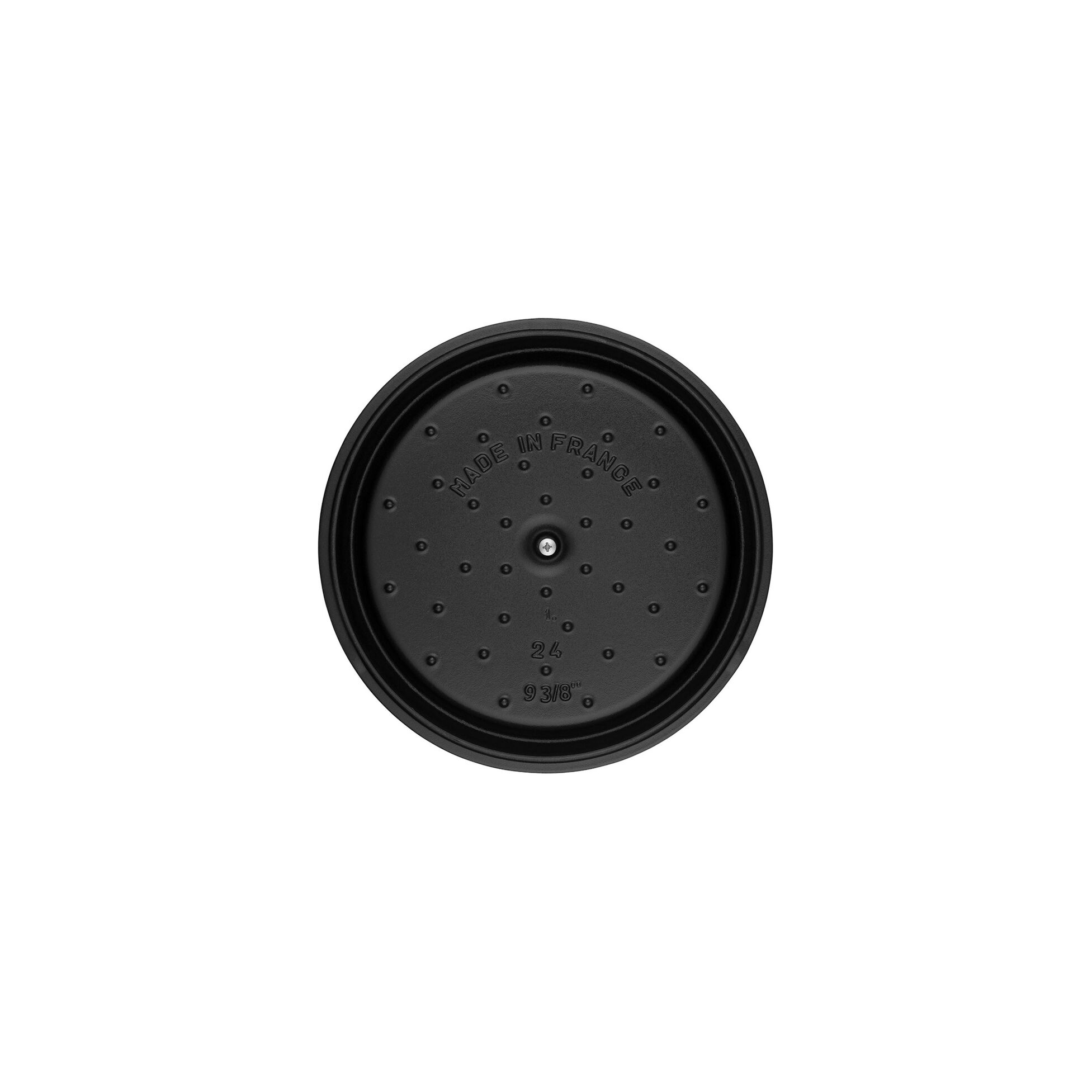 Staub Round Cocotte 3.7L / 4-Qt Graphite Grey