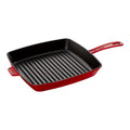 Staub Square Grill Cherry Red 12"