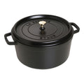 Staub 8.3L Round Cocotte - Black
