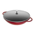 Staub Wok 14.5"/37cm Cherry 6qt