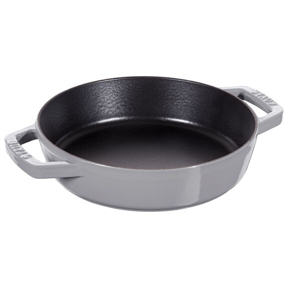 Staub 20cm/8 inch Double Handled Fry Pan - Grey