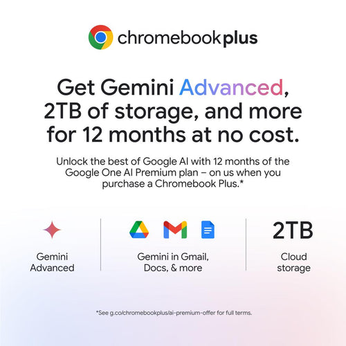 ASUS CX34 14" Full HD Chromebook Laptop with Gemini (13th Gen Intel i5)[256GB]
