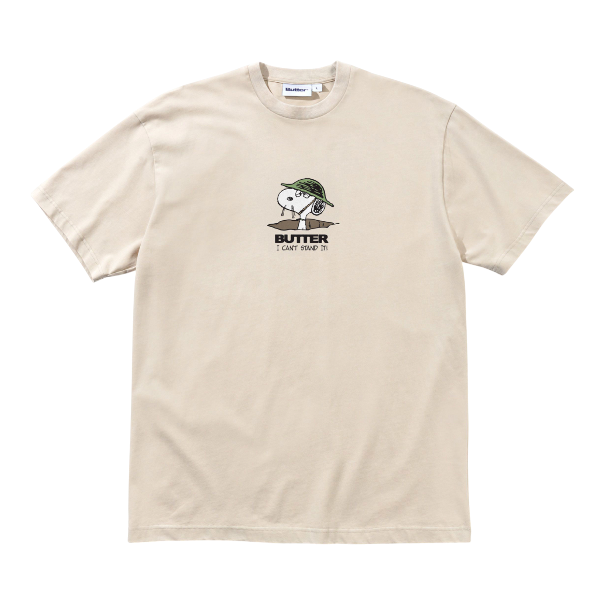 Butter Goods - Can't Stand It Tee - Washed Sandstone