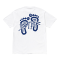 Butter Goods - Footprints T-Shirt - White
