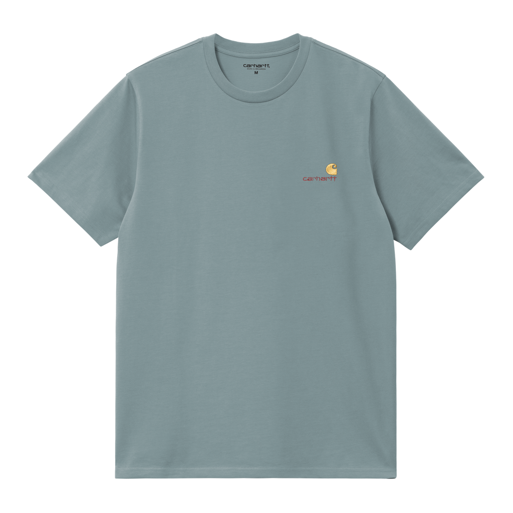 Carhartt WIP S/S American Script T-Shirt - Citadel