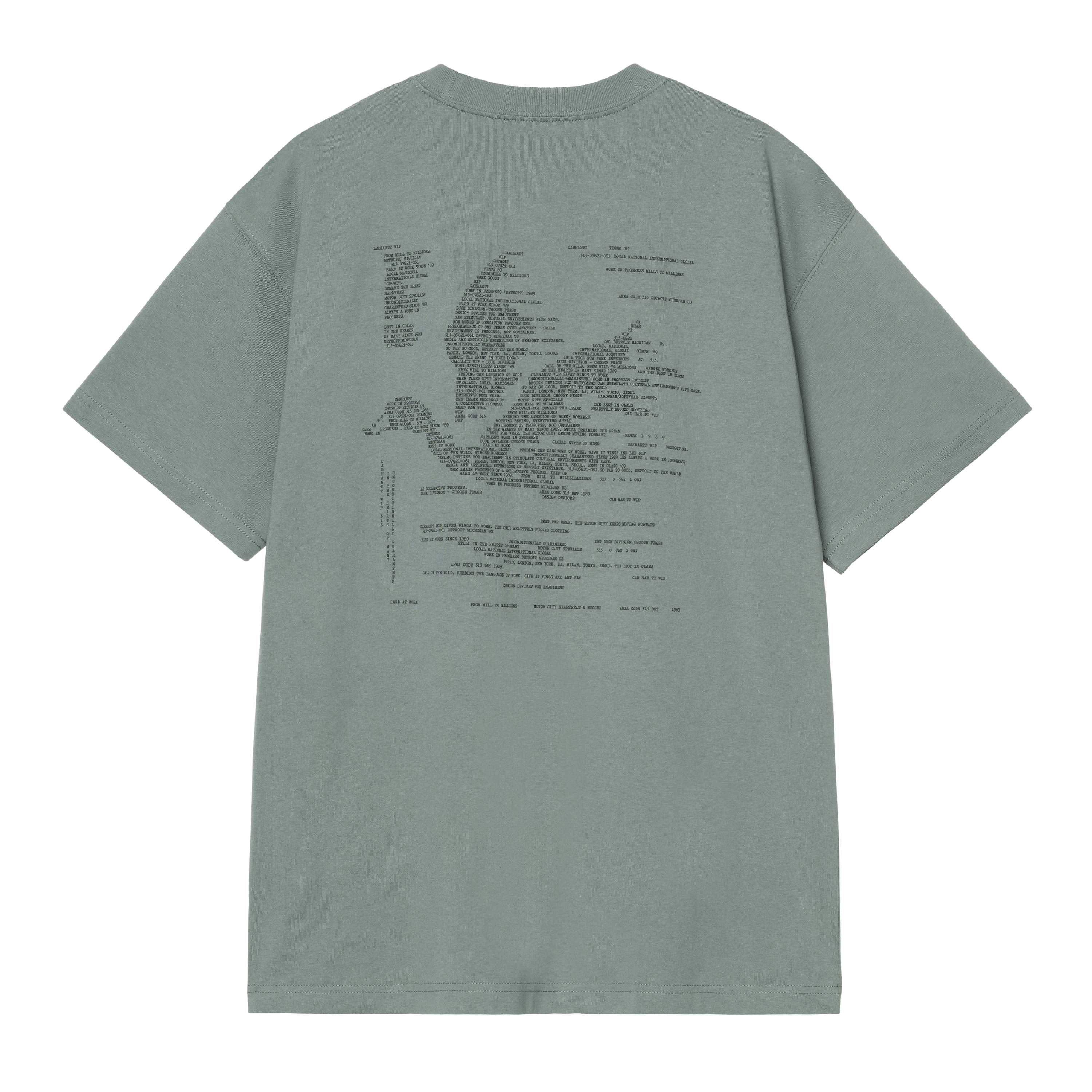 Carhartt WIP S/S Punched T-Shirt - Velvet Green