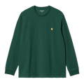 Carhartt WIP L/S Chase T-Shirt - Chervil / Gold