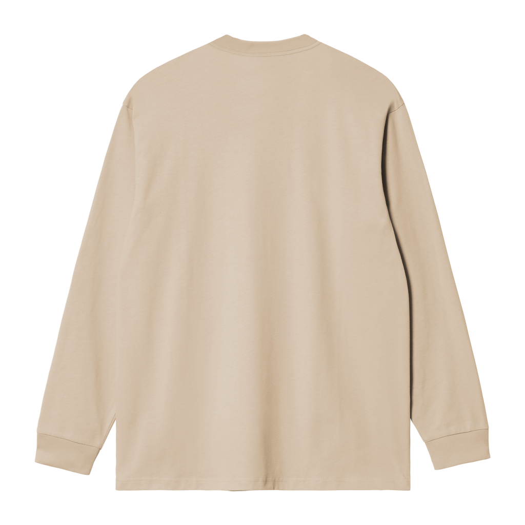 Carhartt WIP L/S Chase T-Shirt - Fleur De Sel / Gold