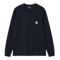 Carhartt WIP L/S Pocket T-Shirt - Dark Navy