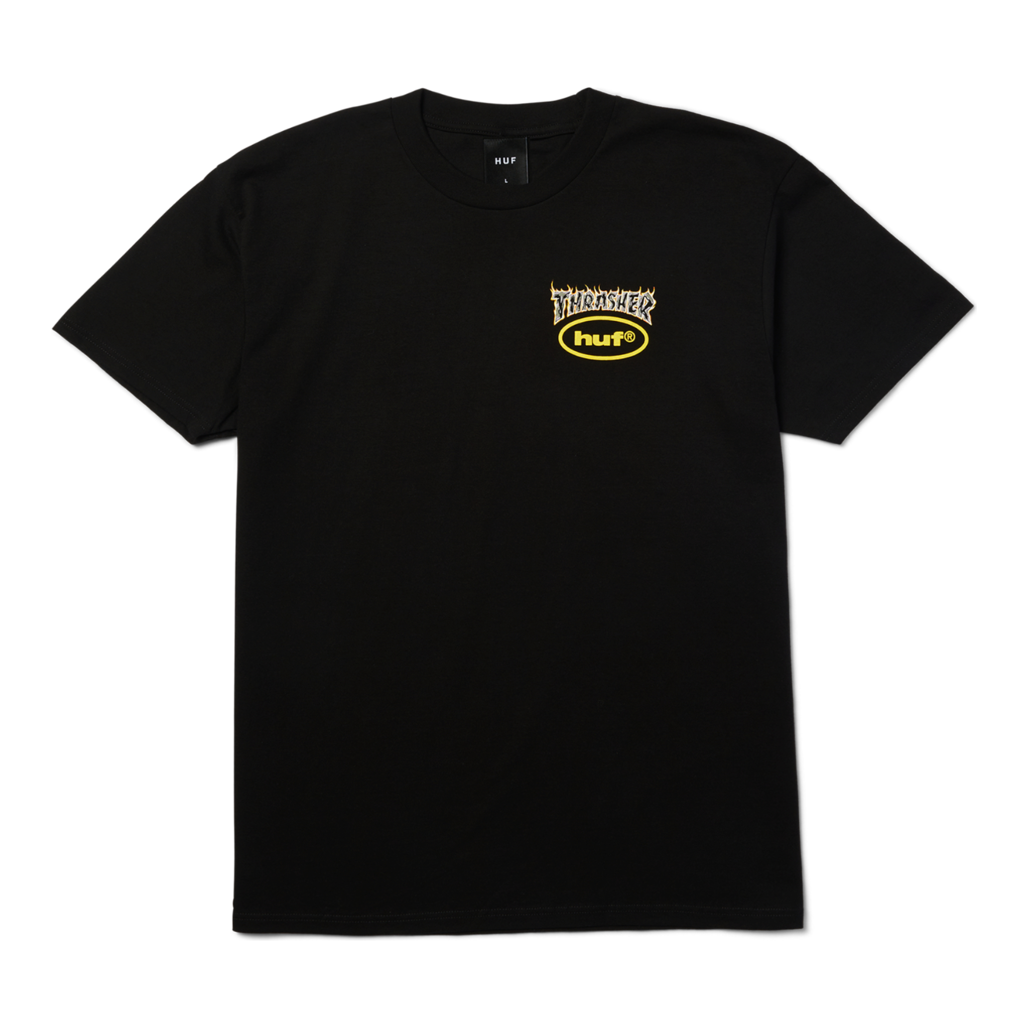 HUF x Thrasher Meltdown SS T-Shirt - Black