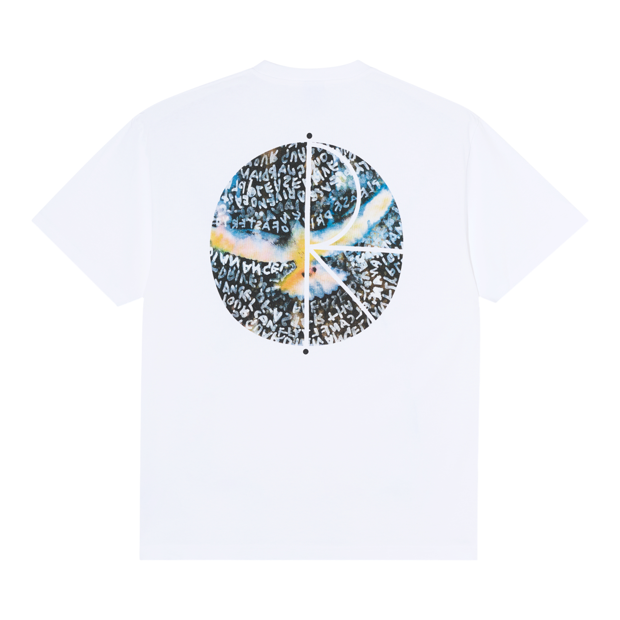 Polar Skate Co - Searching For Peace Fill Logo Tee - White