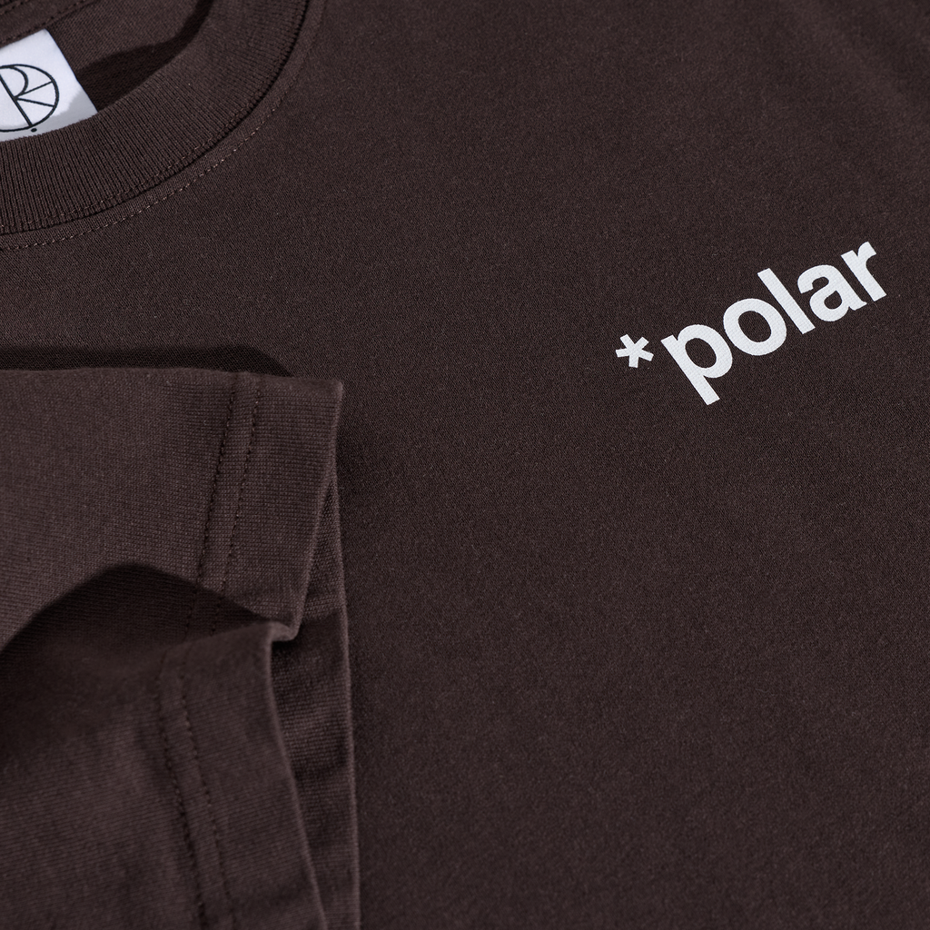 Polar Skate Co - Useless Wooden Dog Tee - Chocolate