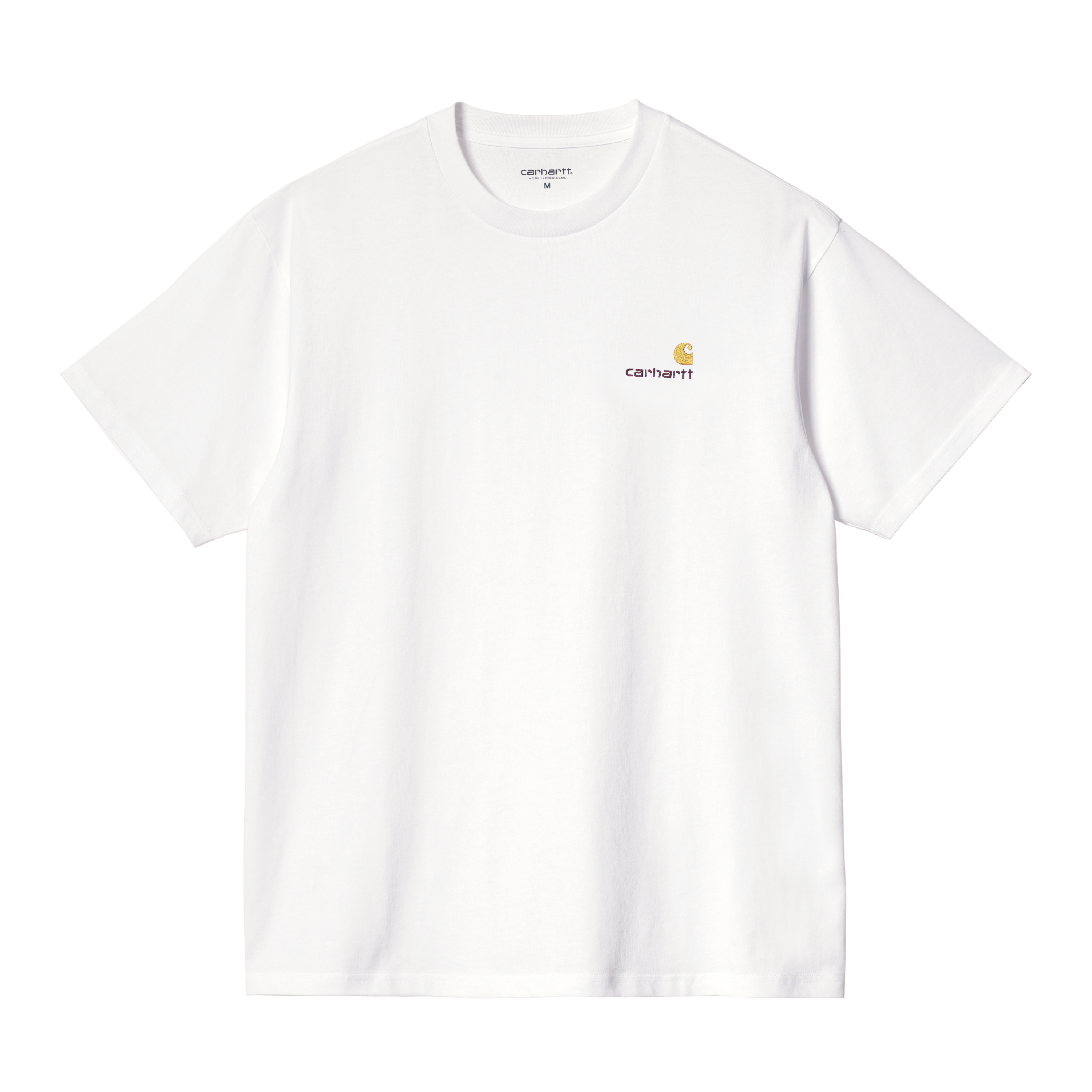 Carhartt WIP S/S American Script T-Shirt - White
