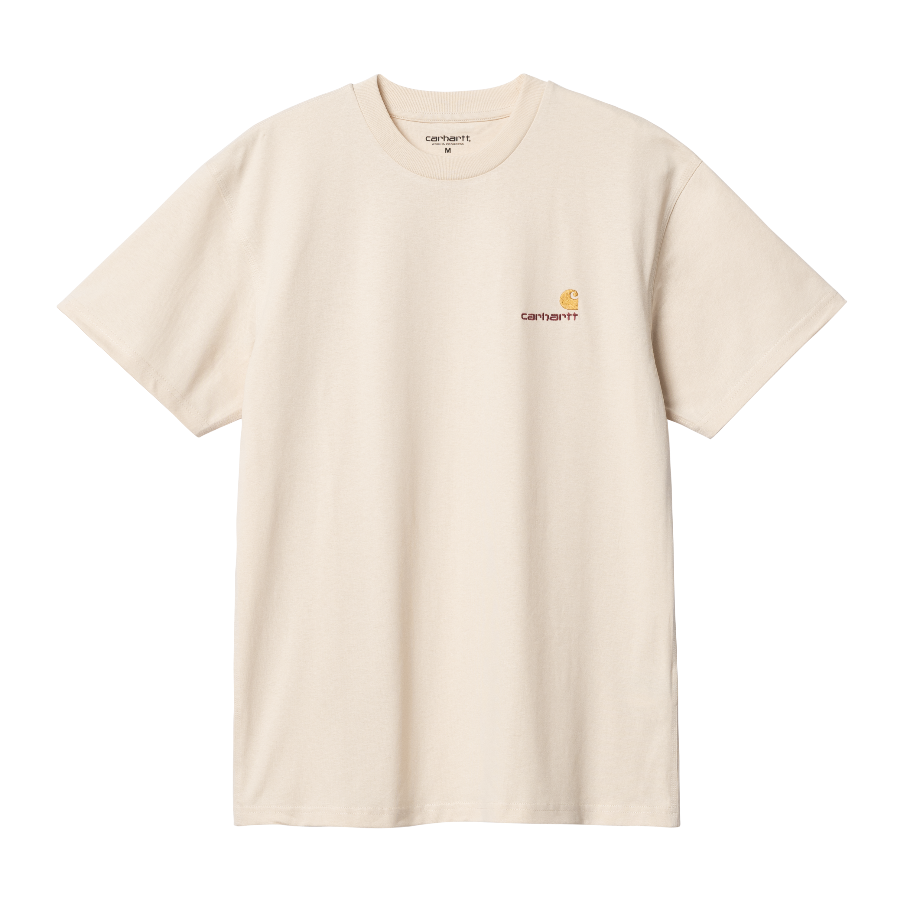 Carhartt WIP S/S American Script T-Shirt - Natural