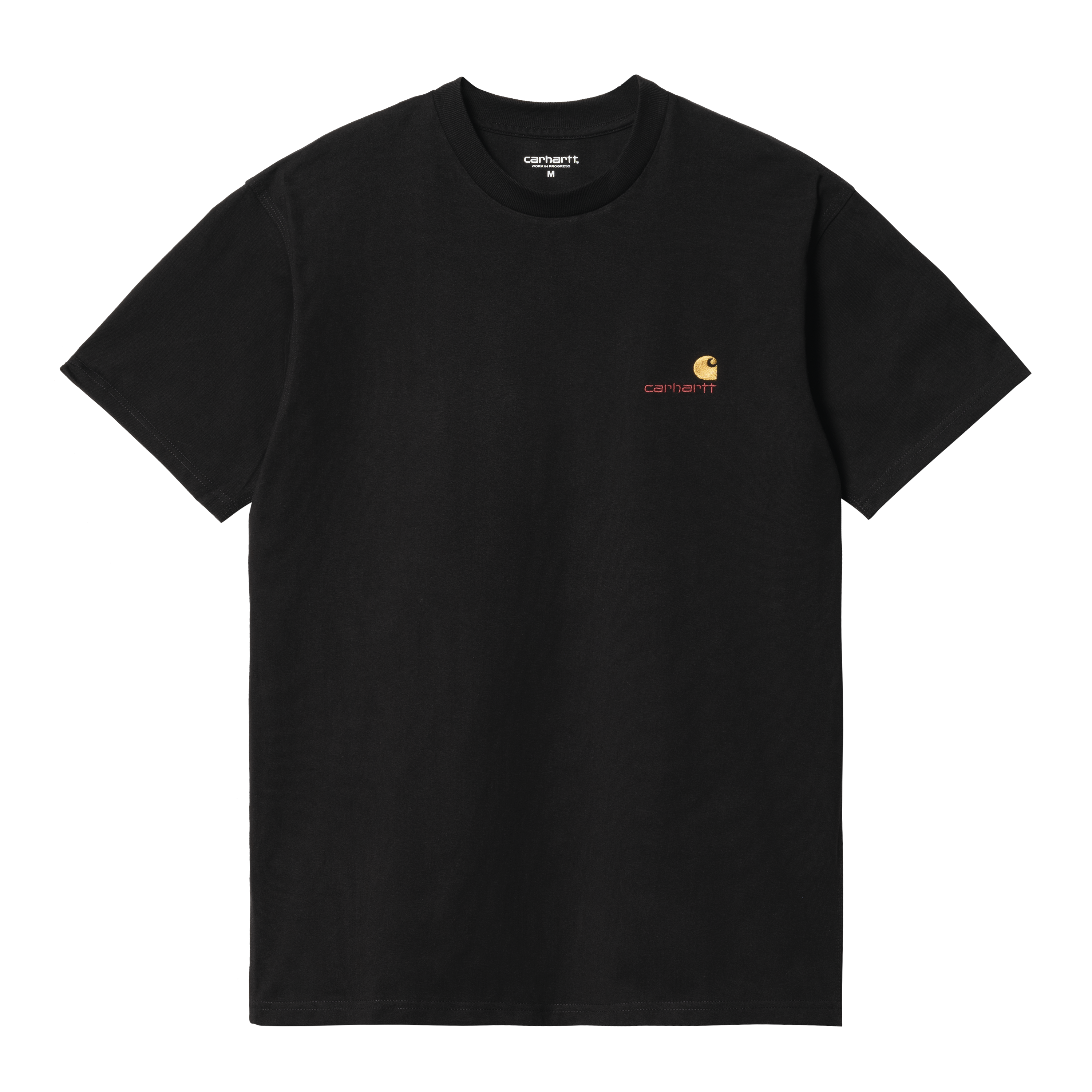 Carhartt WIP S/S American Script T-Shirt - Black