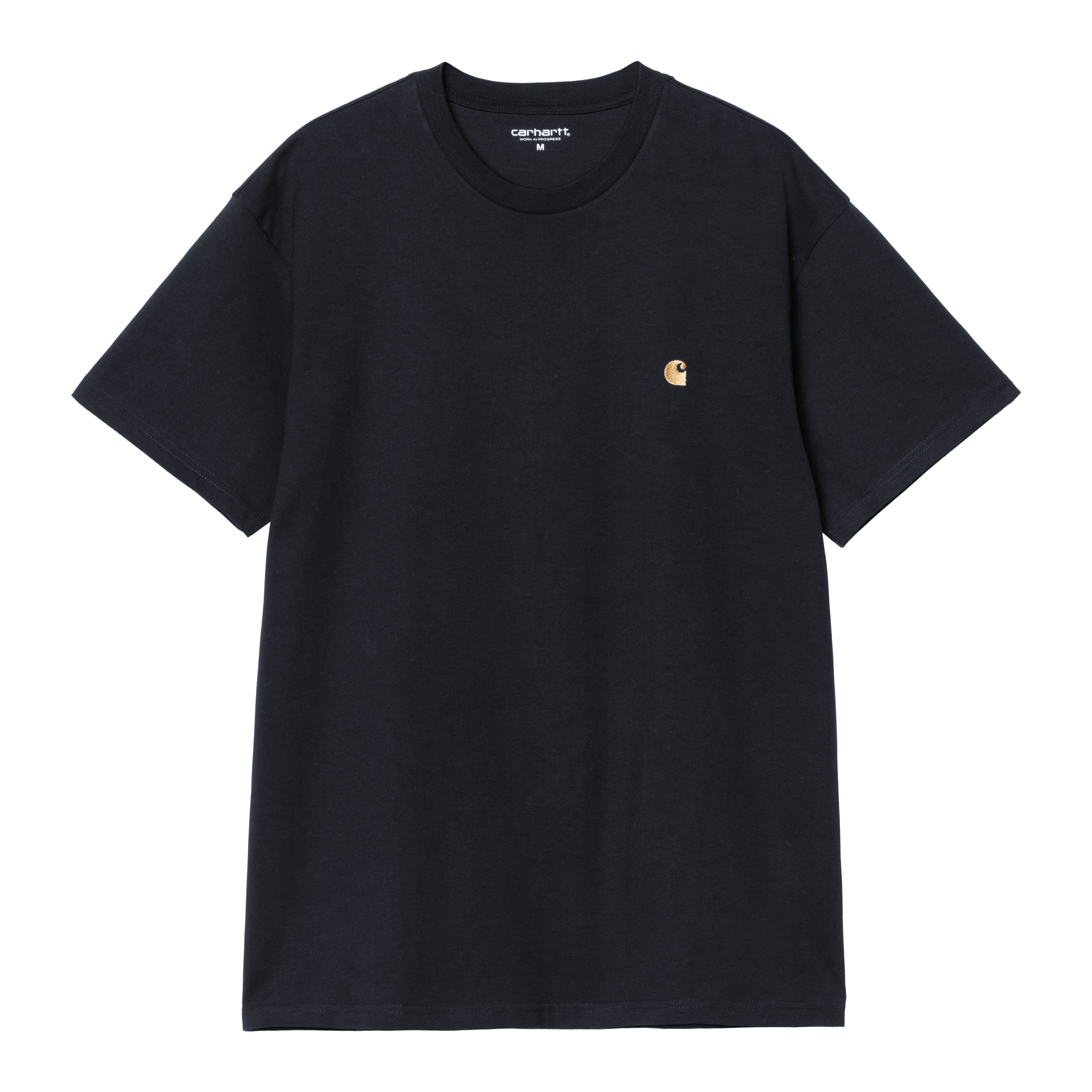 Carhartt WIP S/S Chase T-Shirt - Dark Navy / Gold