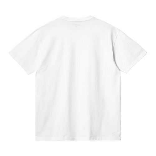 Carhartt WIP S/S Chase T-Shirt - White / Gold