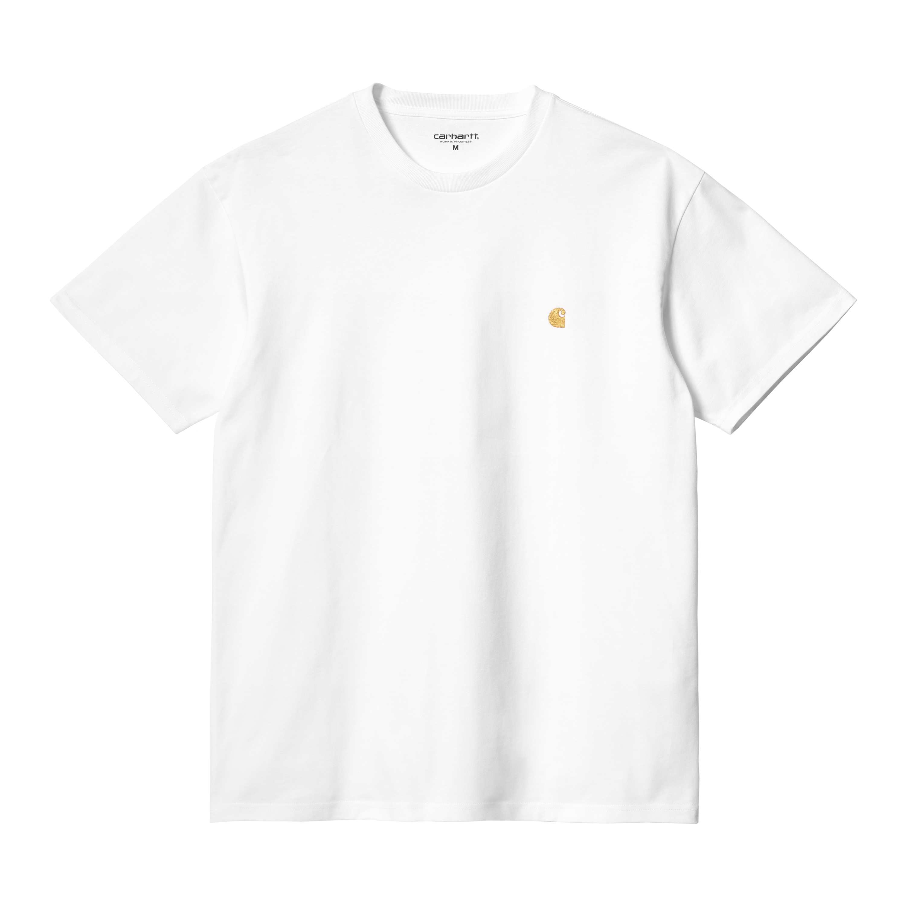 Carhartt WIP S/S Chase T-Shirt - White / Gold