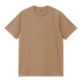 Carhartt WIP S/S Chase T-Shirt - Peanut / Gold