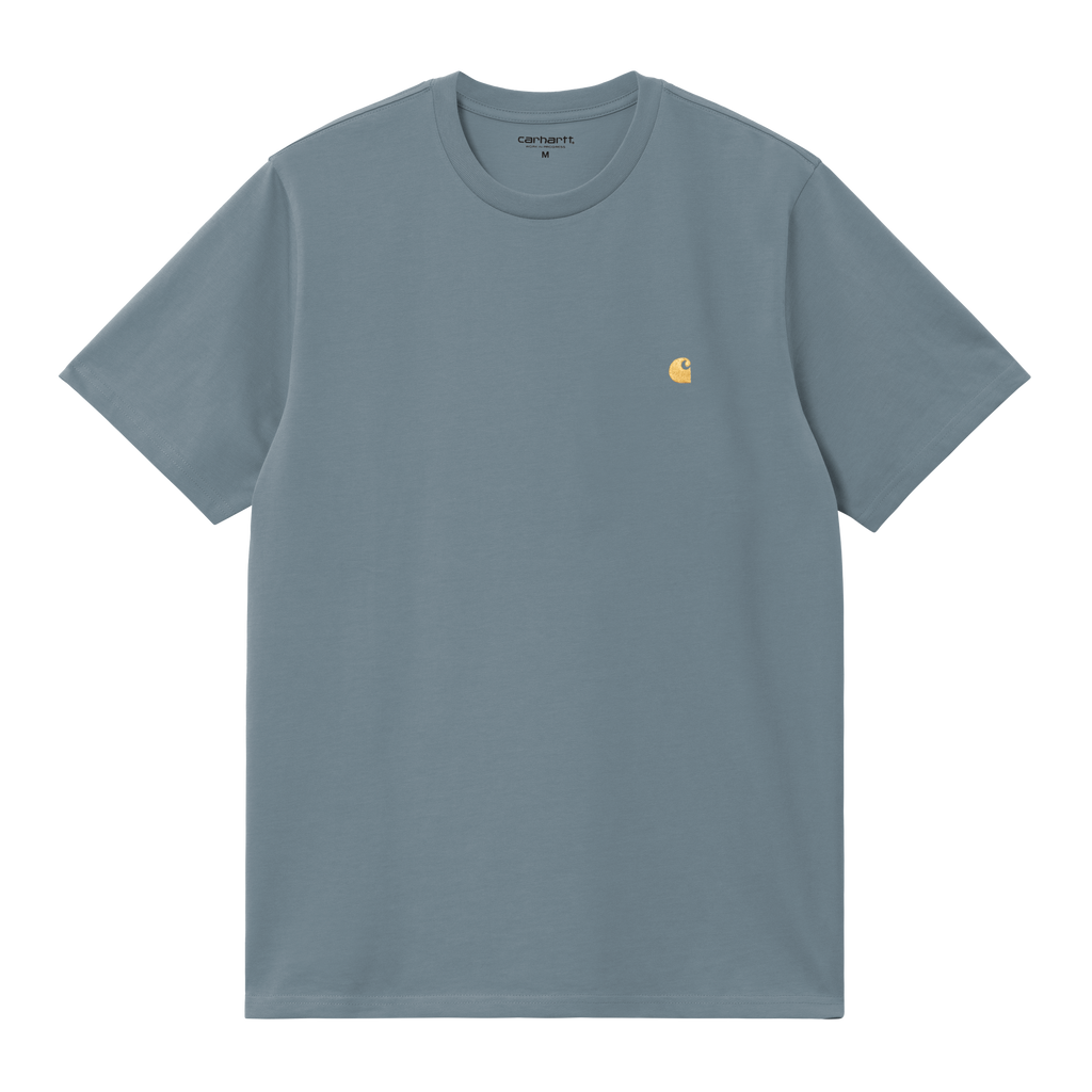 Carhartt WIP S/S Chase T-Shirt - Angelite / Gold