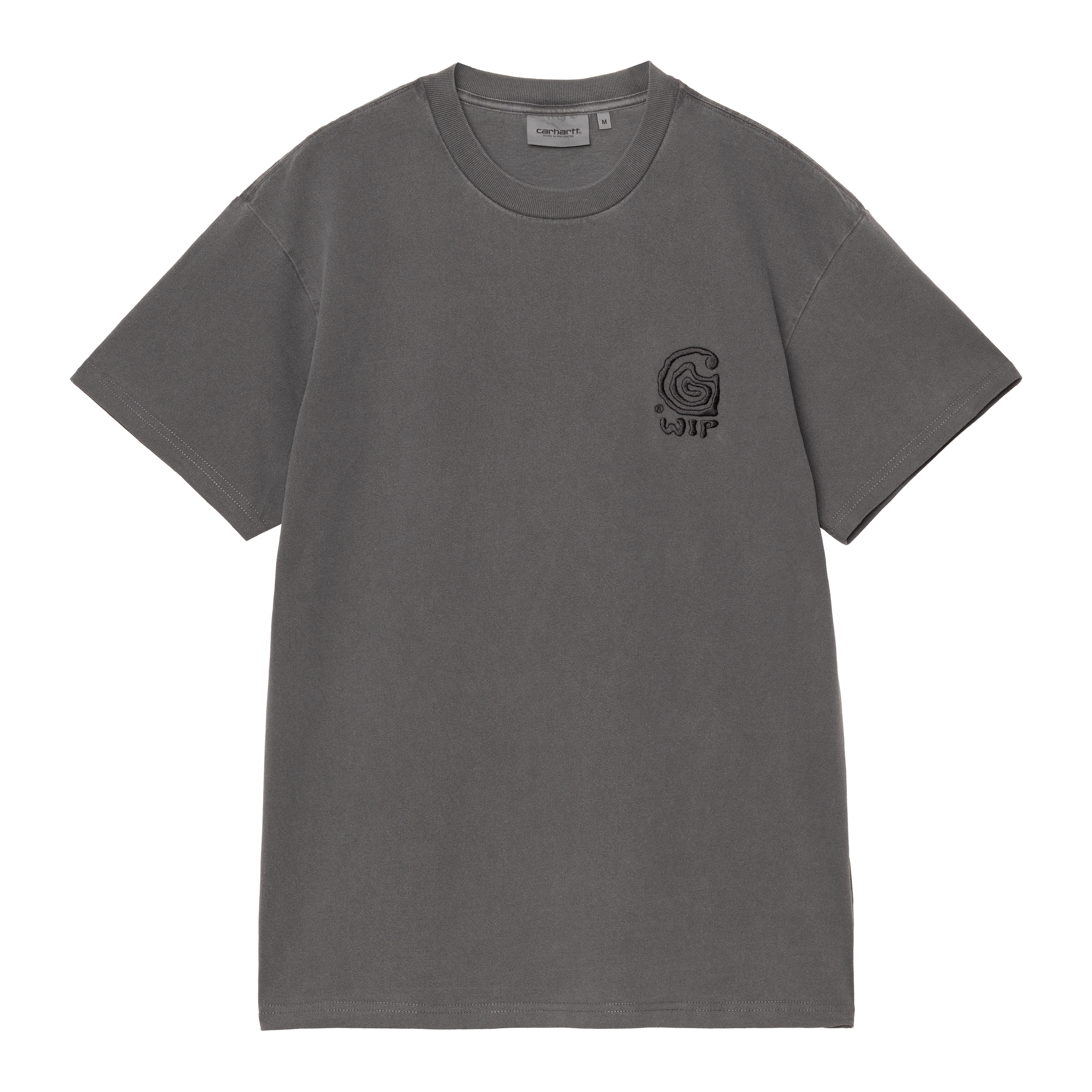 Carhartt WIP S/S Helix Redux T-Shirt - Black Garment Dyed