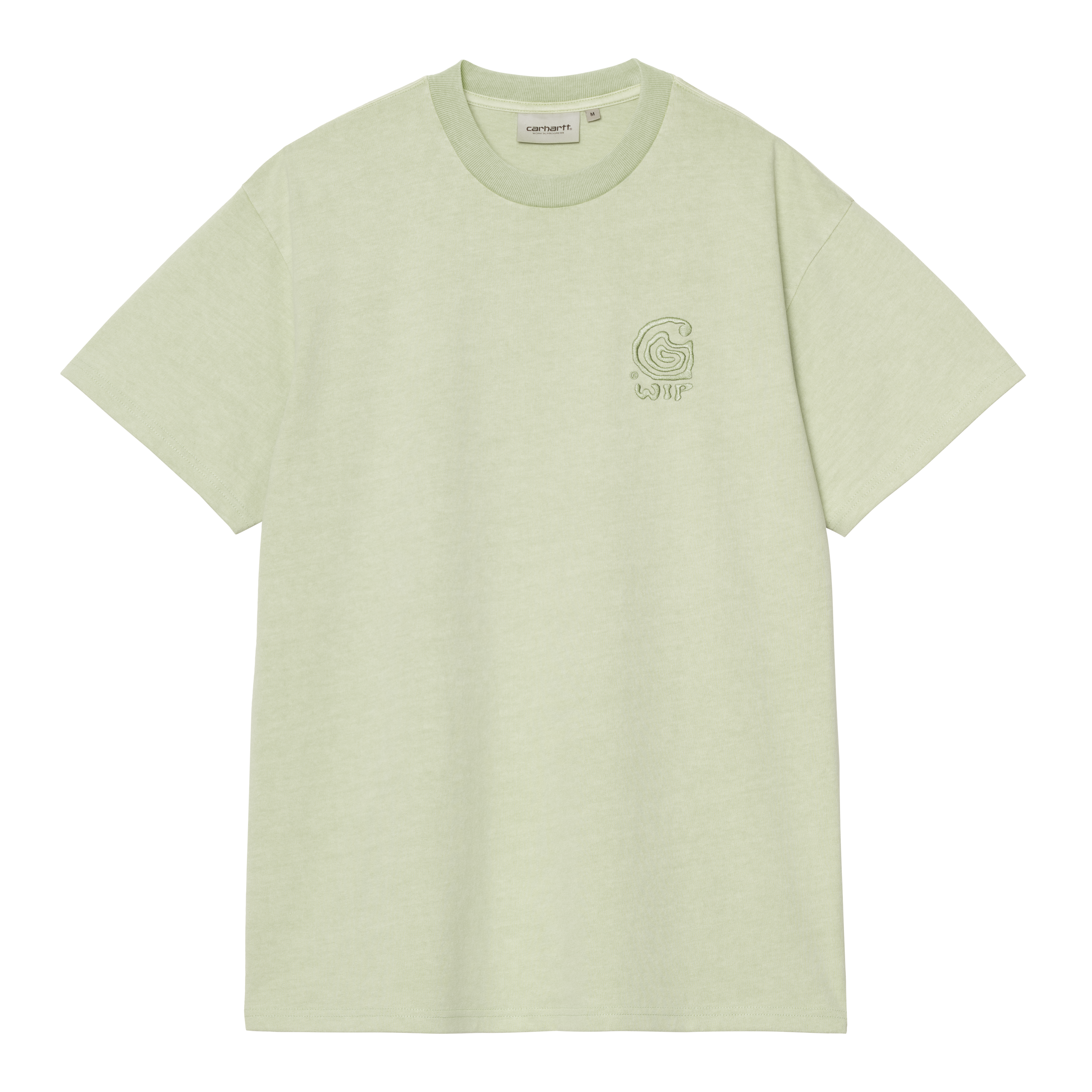 Carhartt WIP S/S Helix Redux T-Shirt - Pale Olive Garment Dyed