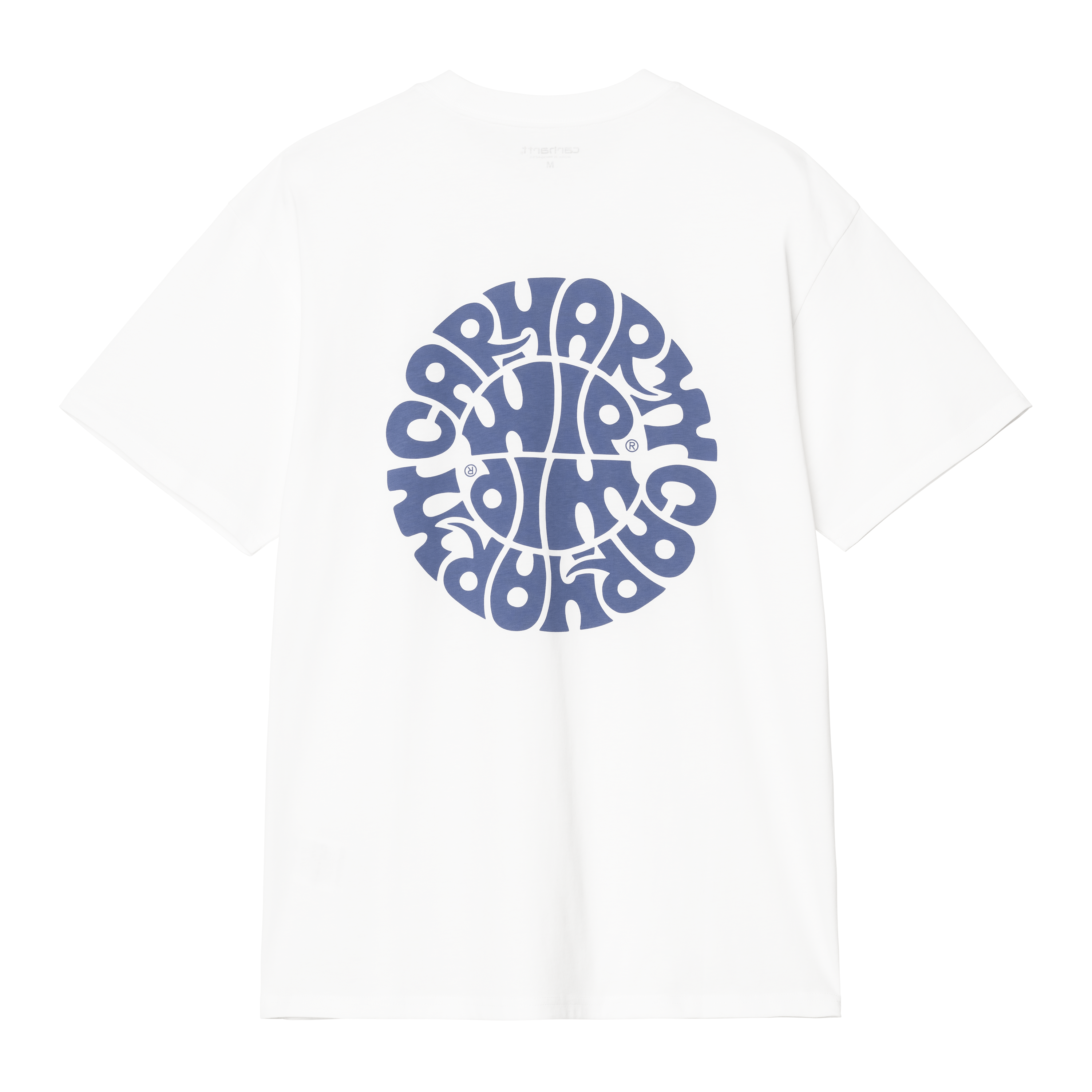 Carhartt WIP S/S Jazzy T-Shirt - White/Blue Iris