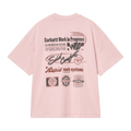 Carhartt WIP S/S Networks T-Shirt - Glassy Pink