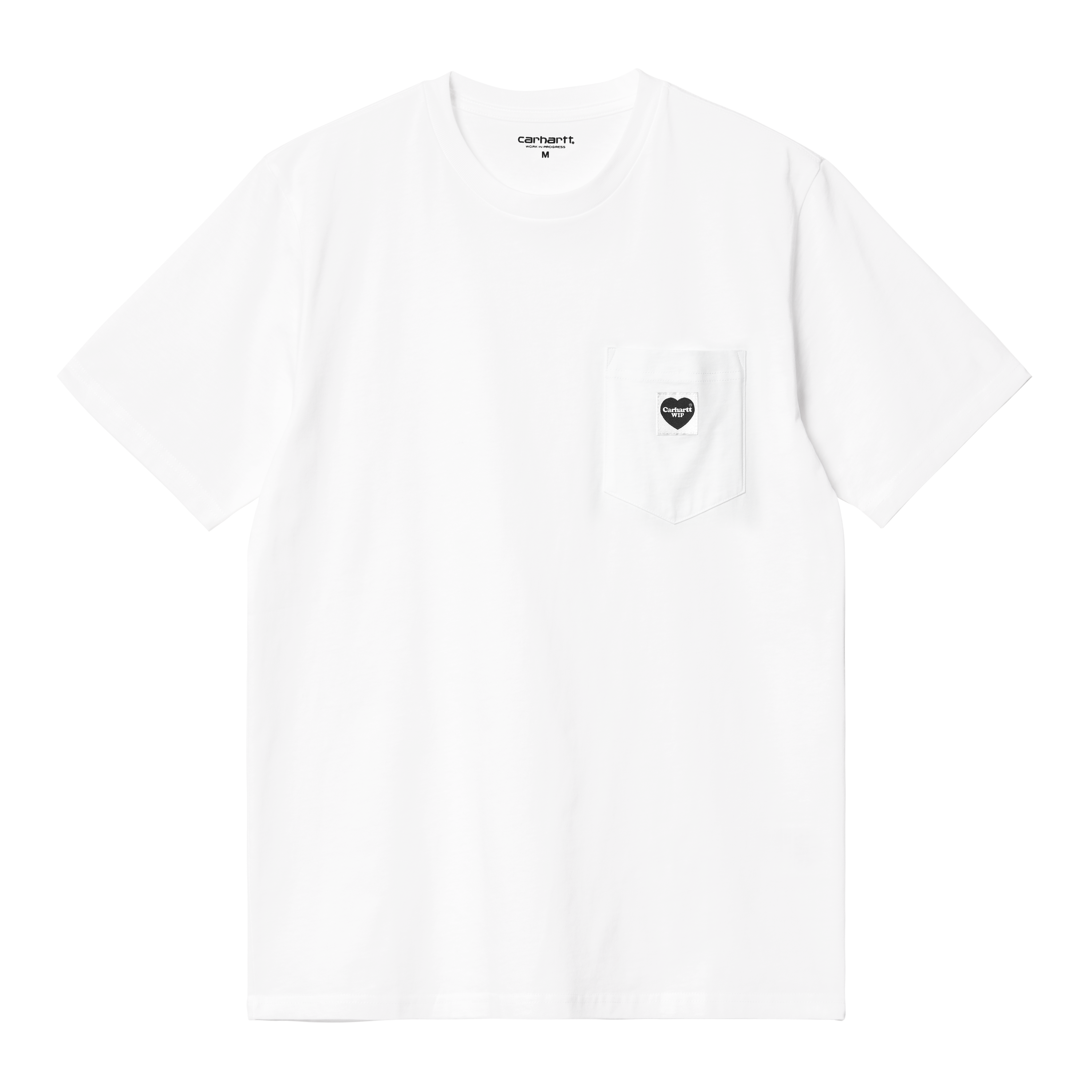 Carhartt WIP S/S Pocket Heart T-Shirt - White / Black
