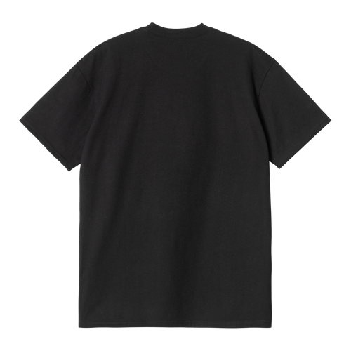 Carhartt WIP S/S Pocket Heart T-Shirt - Black / Red