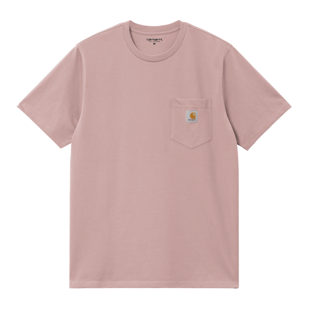 Carhartt WIP S/S Pocket T-Shirt - Glassy Pink