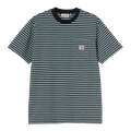 Carhartt WIP S/S Verner Pocket T-Shirt - Black / Citadel