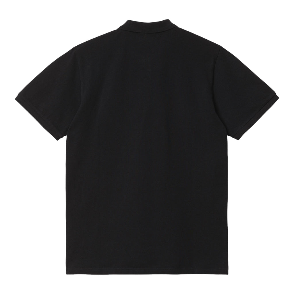 Carhartt WIP S/S Chase Pique Polo - Black / Gold