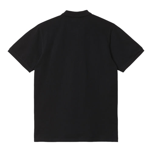Carhartt WIP S/S Chase Pique Polo - Black / Gold