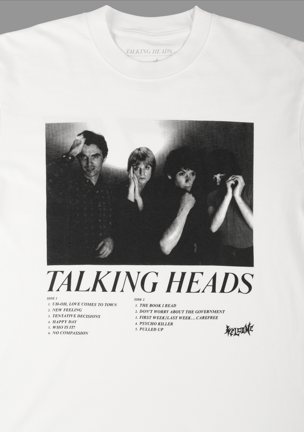 Welcome x Talking Heads Quartet T-Shirt White