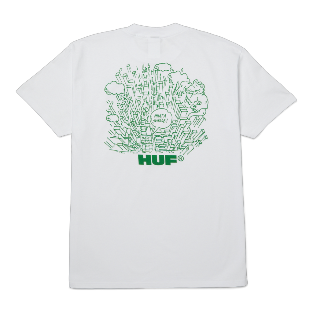 HUF - WHAT A JUNGLE T-SHIRT WHITE