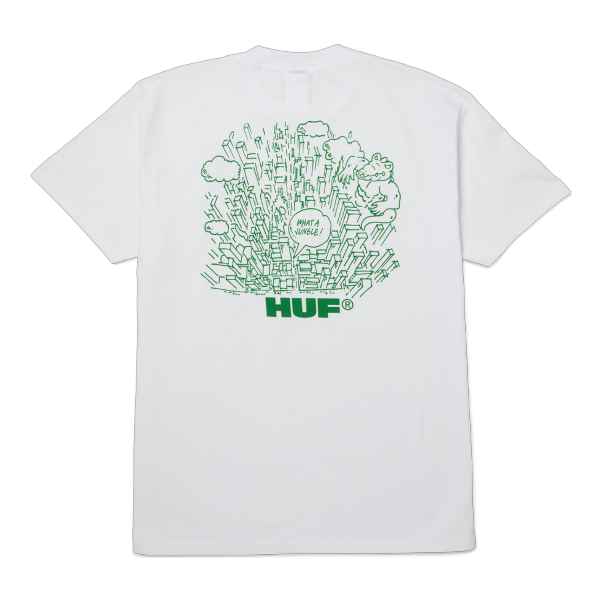 HUF - WHAT A JUNGLE T-SHIRT WHITE
