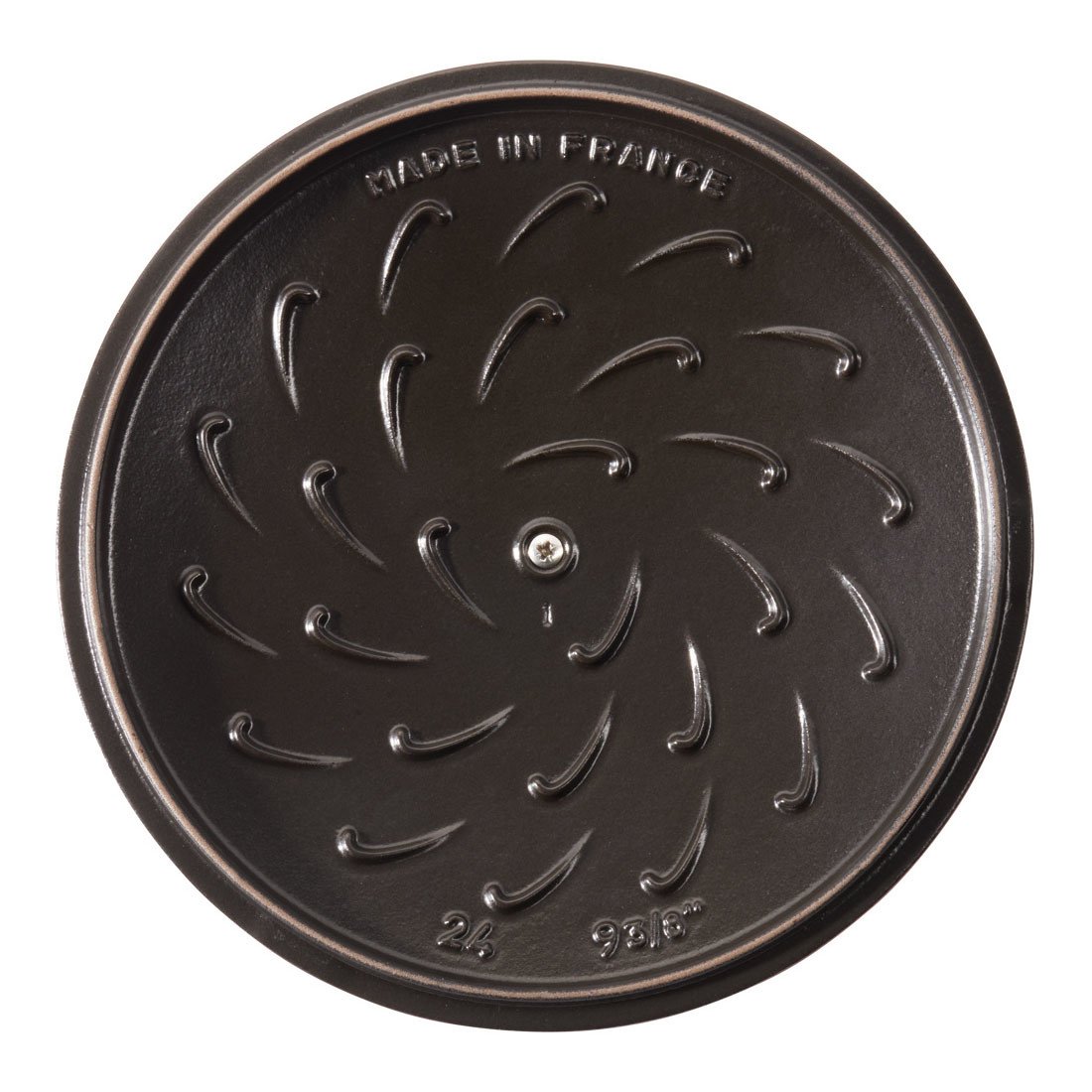 Staub Round 3.8L / 4-Qt Black Braiser