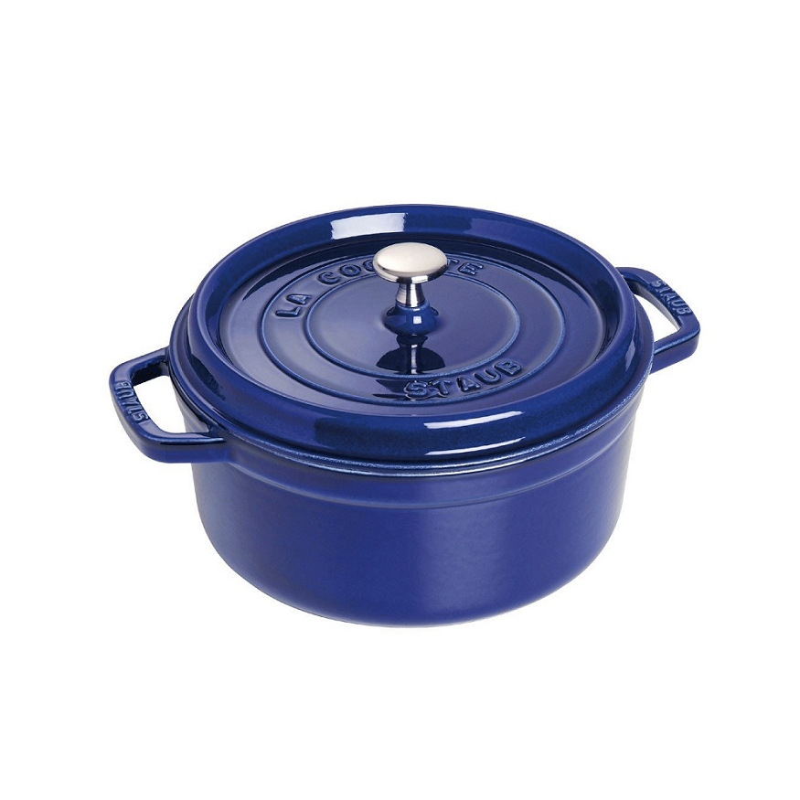 Staub Round Cocotte 3.7L / 4-Qt Dark Blue
