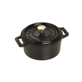 Staub Mini Round 0.23L / 0.25-Qt Black Cocotte