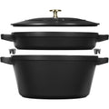 Staub 3pc Stackable Set - Black