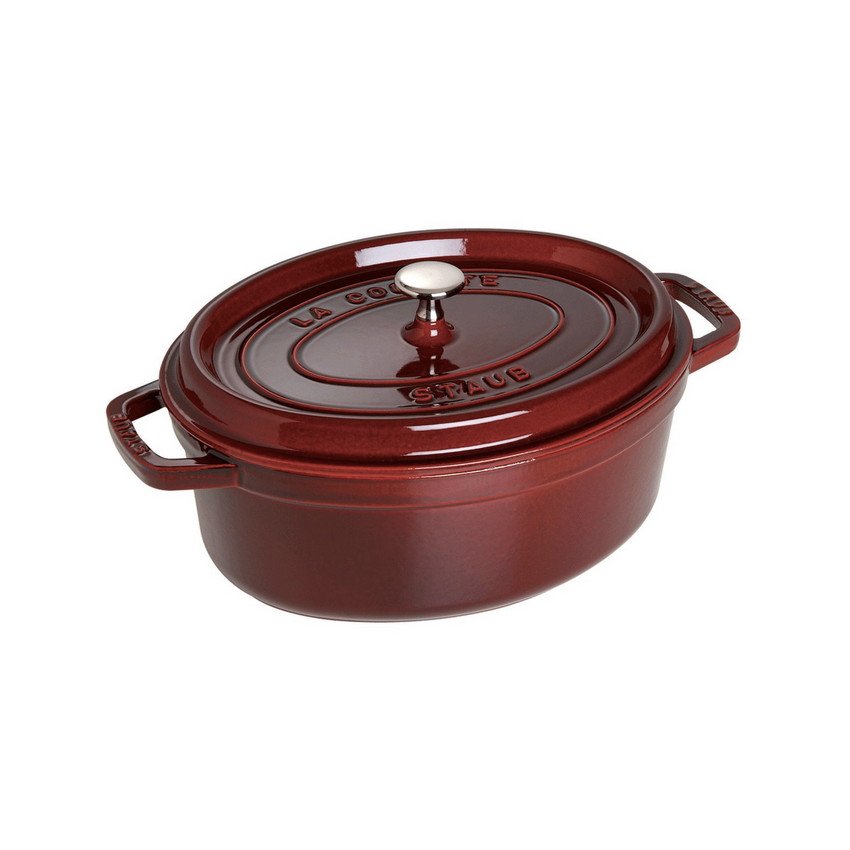 Staub Oval 5.5L / 5.8-Qt Grenadine Oval Cocotte